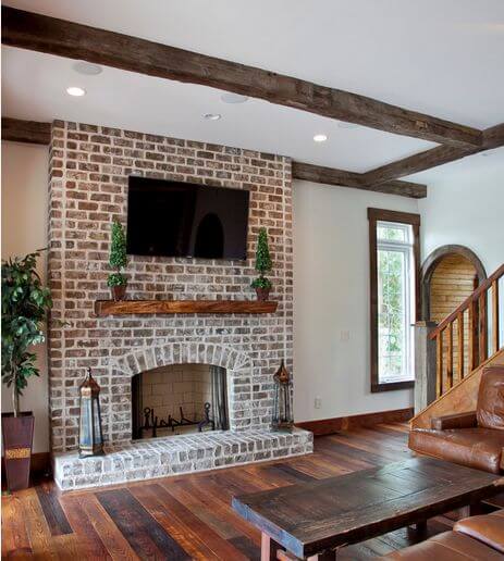 White_Walls_Brick_Fireplace
