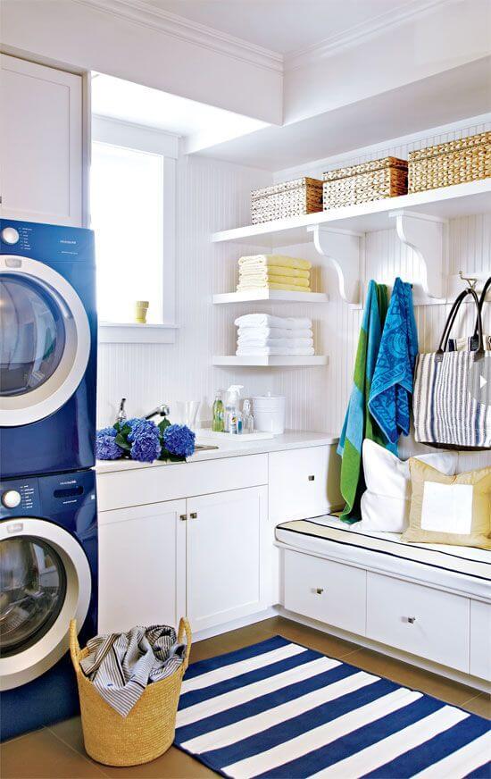 Laundry Room Nautical Influence