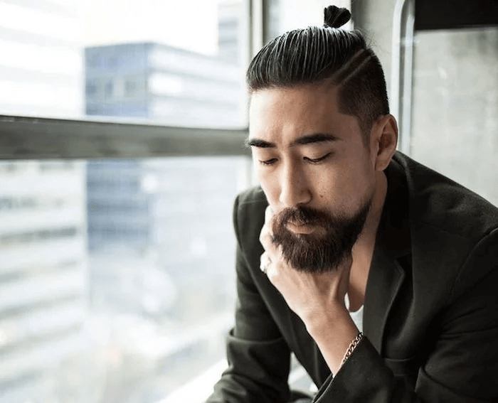 13. Asian Hairstyle Men with Bun Asian Hairstyles Men with Bun - Harptimes.com
