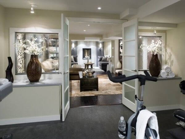 exposed basement ceiling ideas - 2. Use recessed (canned) lighting - Harptimes.com
