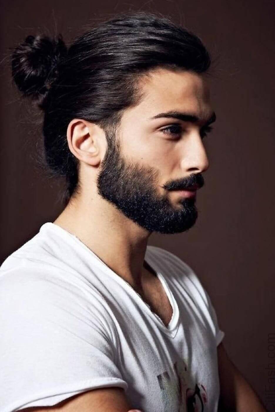5. Man Bun Long Hairstyles For Men Man Bun Long Hairstyles For Men - Harptimes.com