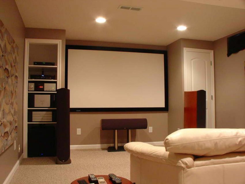 cheap basement ceiling ideas - 5. Paint the ceiling color down onto the walls - Harptimes.com