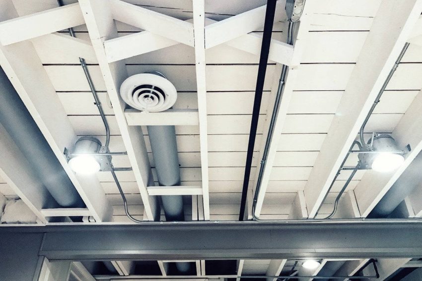 cheap basement ceiling ideas - 20. Finish with Industrial Exposed Ceiling - Harptimes.com