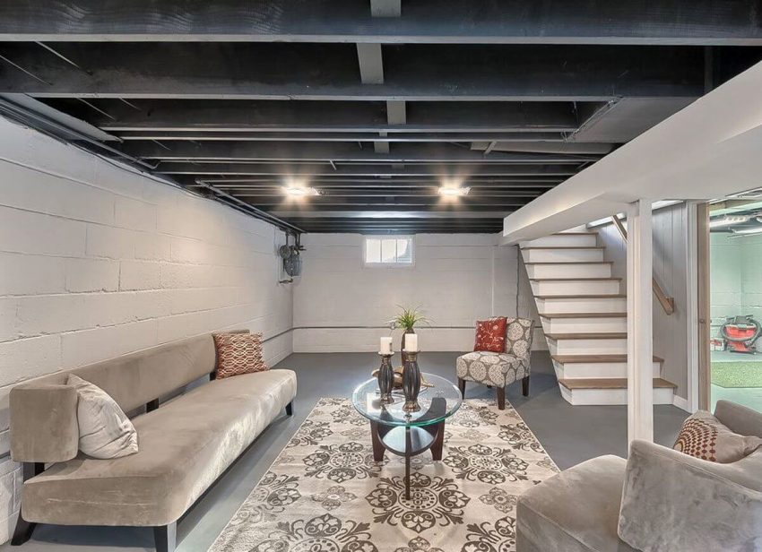 22. Unfinished Basement Ceiling Ideas - Harptimes.com
