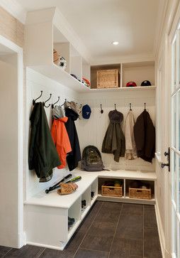rustic mudroom ideas - 19. Big Mudroom Space Design - Harptimes.com