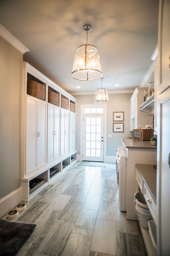 laundry mudroom ideas - 22. Mudroom for Laundry Room - Harptimes.com