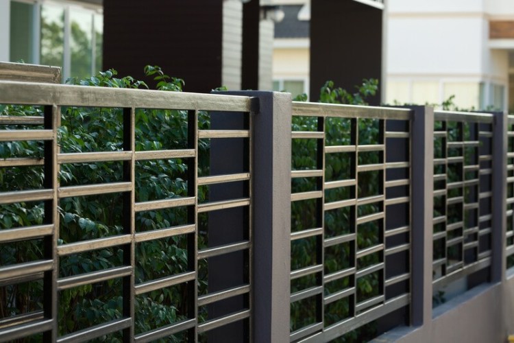 Black Steel Fence Ideas