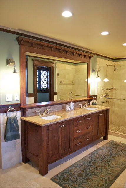 Bathroom Cabinet Ideas Craftsman Style Bathroom Cabinet - Harptimes.com