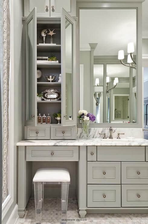 Bathroom Cabinet Ideas Gray Colonial Bathroom Cabinet - Harptimes.com
