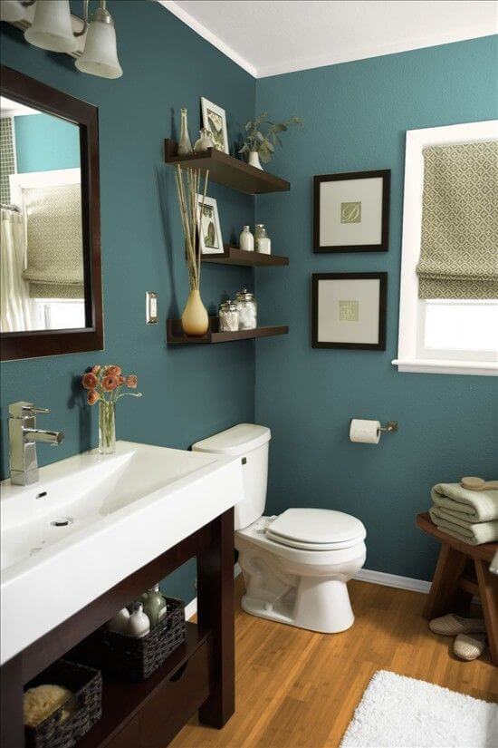 Bathroom Color Paint Ideas Teal Paint Bathroom Color - Harptimes.com