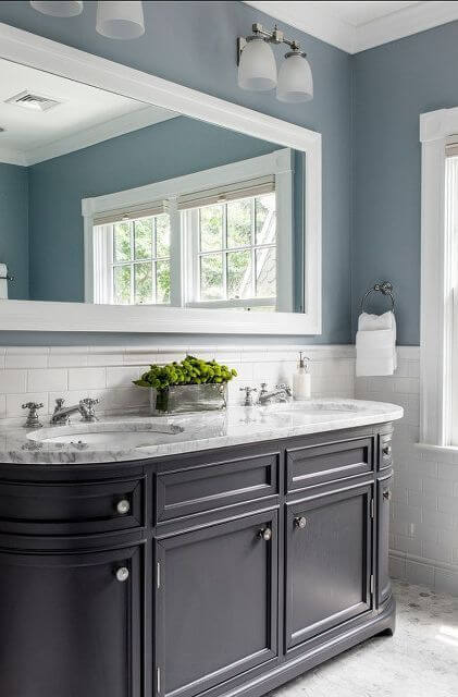 Bathroom Color Paint Ideas Wedgewood Gray Bathroom Wall Color - Harptimes.com