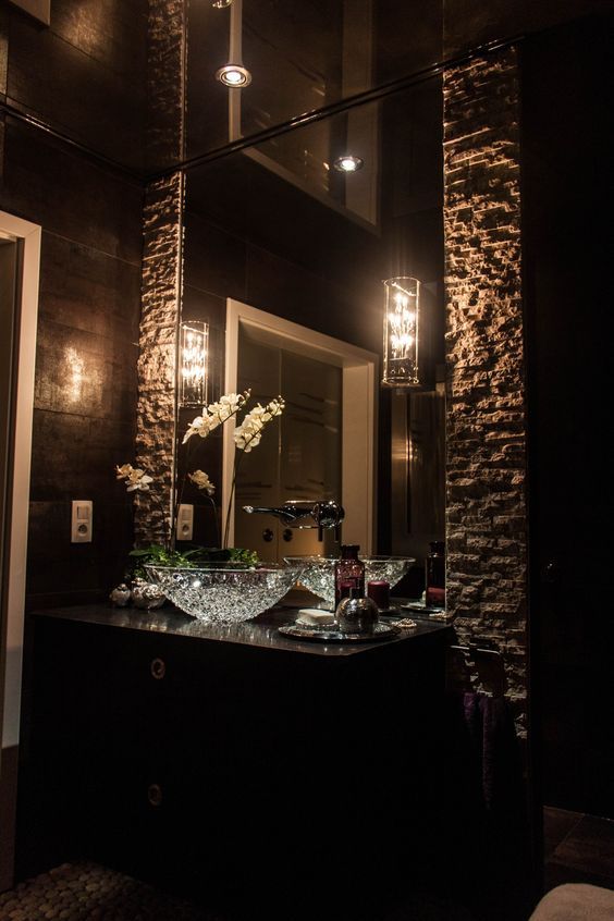 Bathroom Lighting Ideas Dark Cozy Bathroom Idea - Harptimes.com