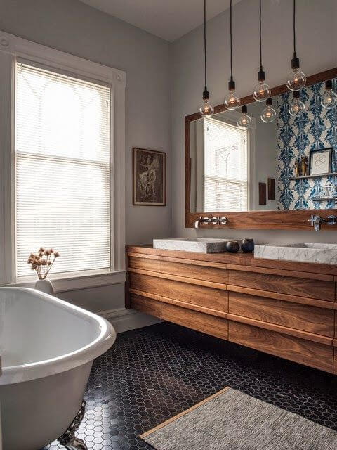 Bathroom Lighting Ideas Lighting for Mid-Century Bathroom - Harptimes.com
