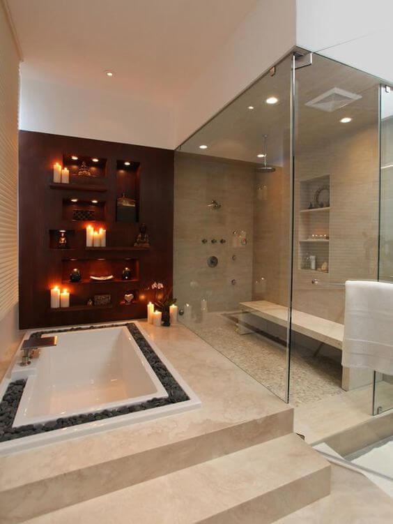 Bathroom Lighting Ideas Romantic Lighting for Bathroom - Harptimes.com