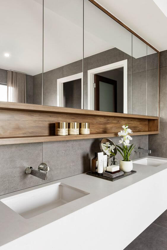 Bathroom Storage Ideas Storage under the Mirror - Harptimes.com