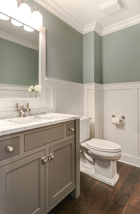 Guest Bathroom Ideas Wainscoting in a Bathroom - Harptimes.com