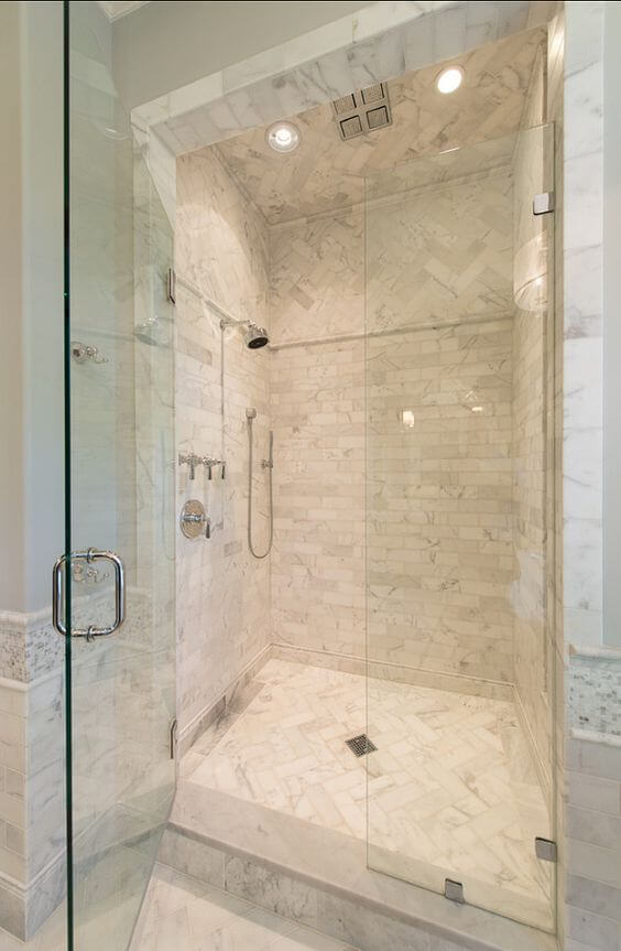 Walk In Shower Tile Ideas Best Vertical Shower Tile - Harptimes.com