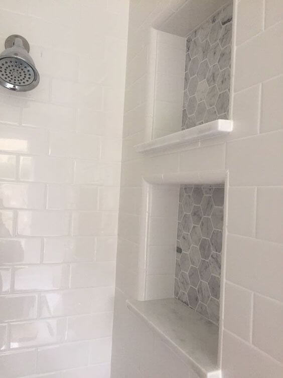 Walk In Shower Tile Ideas Marble Shower Niche Idea - Harptimes.com