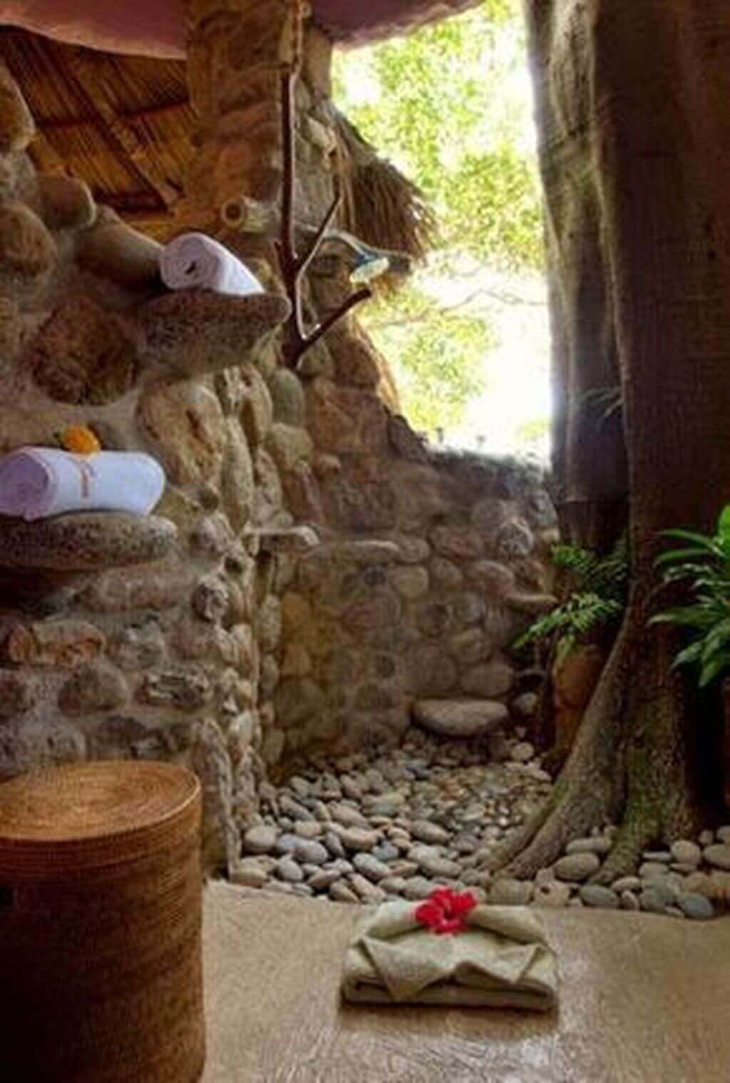 Outdoor Shower Ideas Jungle Outdoor Shower Design - Harptimes.com
