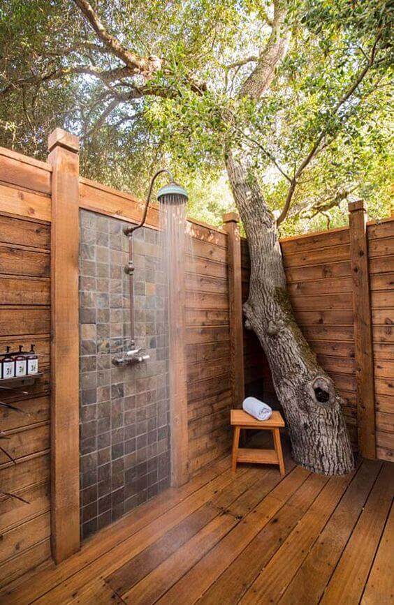 Outdoor Shower Ideas Stunning Minimalist Outdoor Shower - Harptimes.com