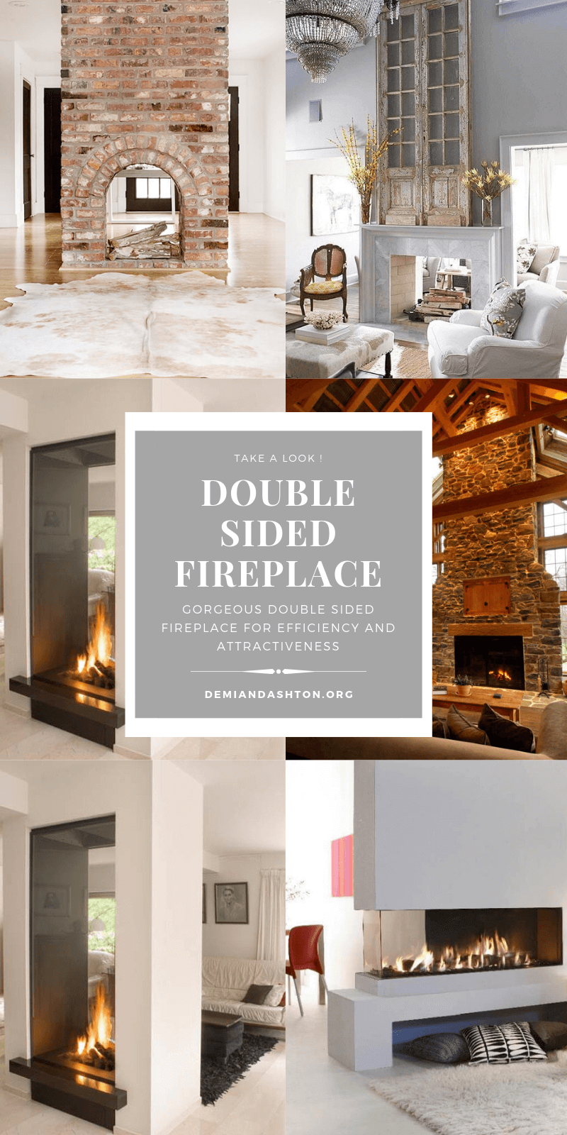 Double Sided Fireplace