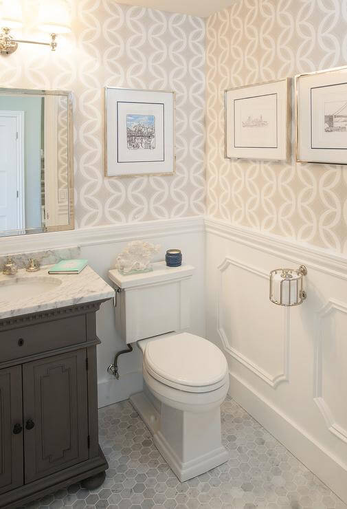 Vintage Powder Room