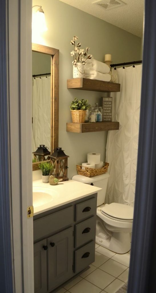 farmhouse_bathroom_curtain_ideas