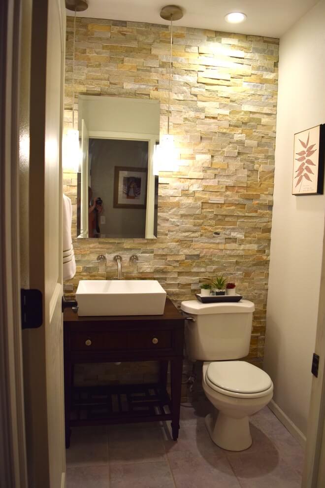 powder room wall ideas
