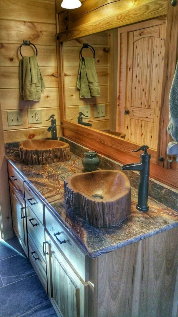 rustic bathroom ideas for small bathrooms
