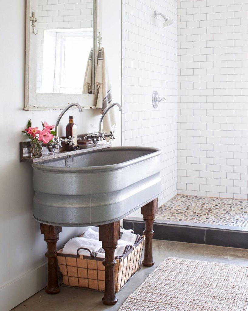 rustic bathroom sink ideas
