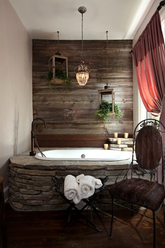 rustic cabin bathroom ideas