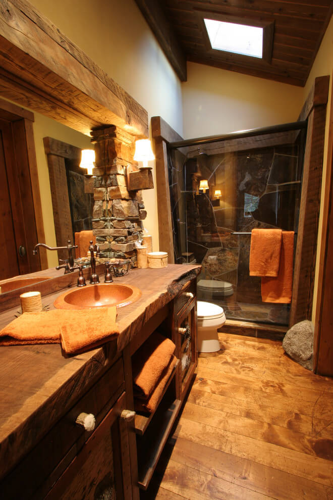 rustic farmhouse bathroom ideas