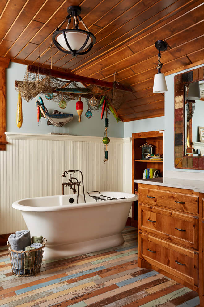 rustic guest bathroom ideas