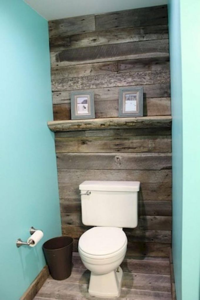 rustic half bathroom ideas