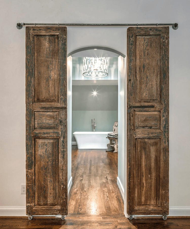 barn door ideas for bathroom