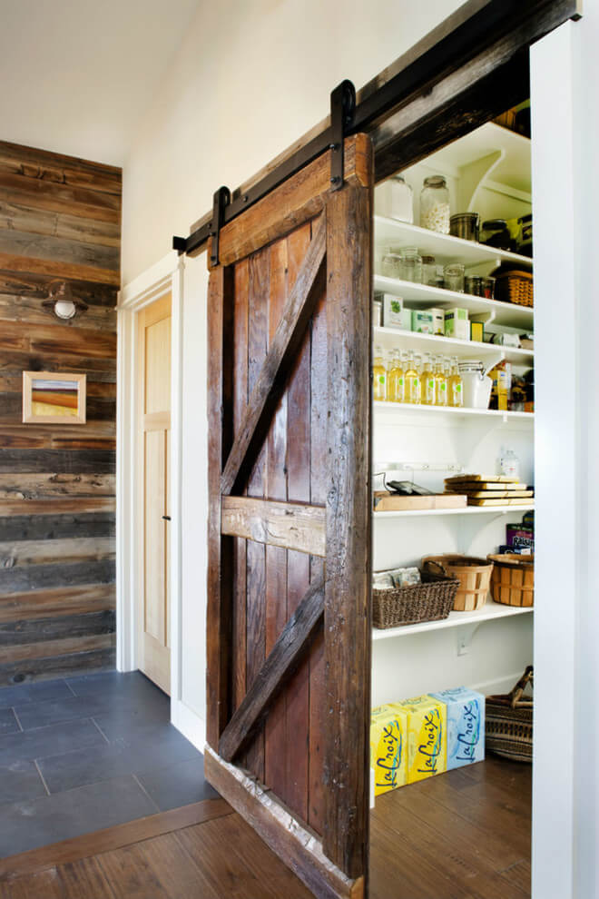 barn door pantry ideas