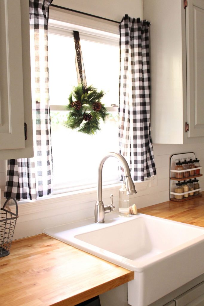 bay window curtain ideas for kitchens