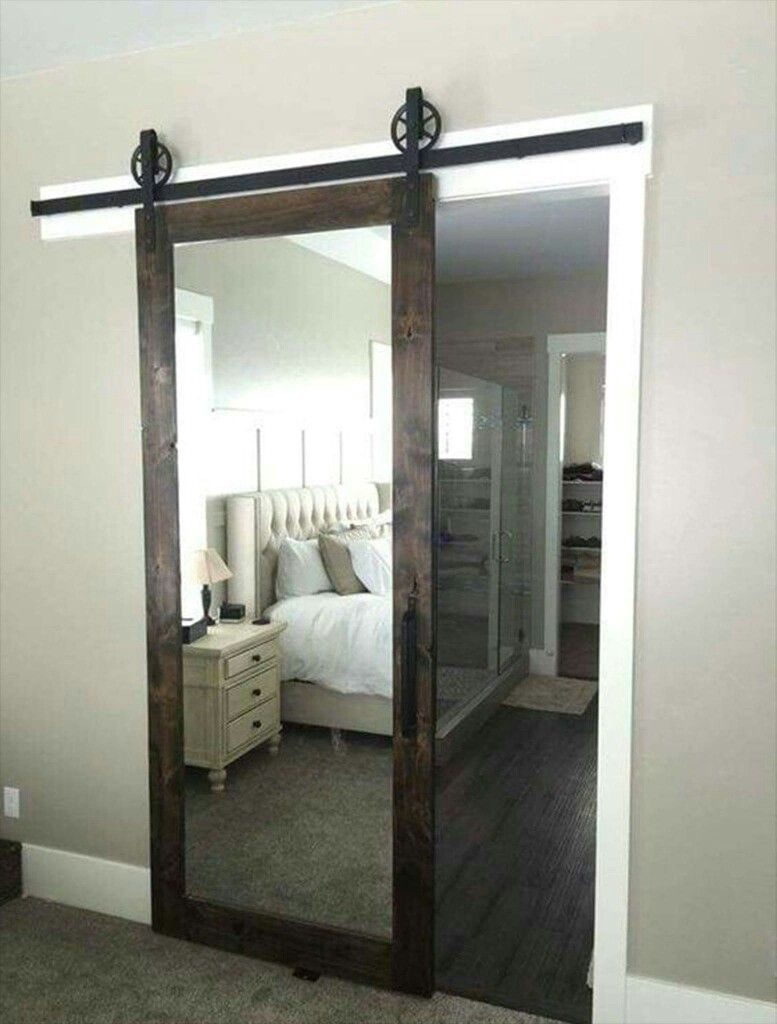 bedroom closet barn door ideas