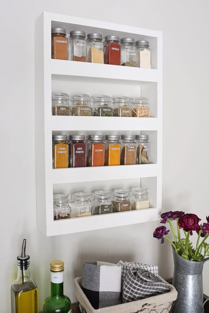 hanging spice rack ideas