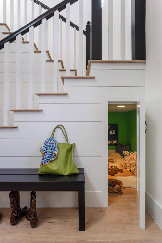 hidden door hinge ideas