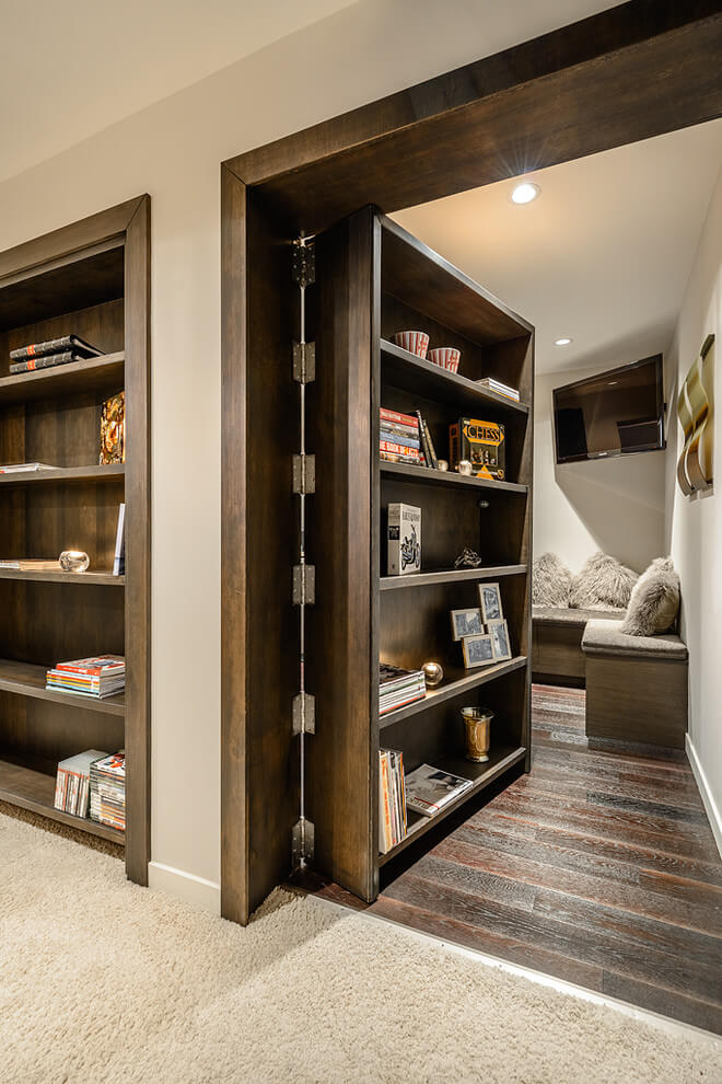 hidden man cave ideas