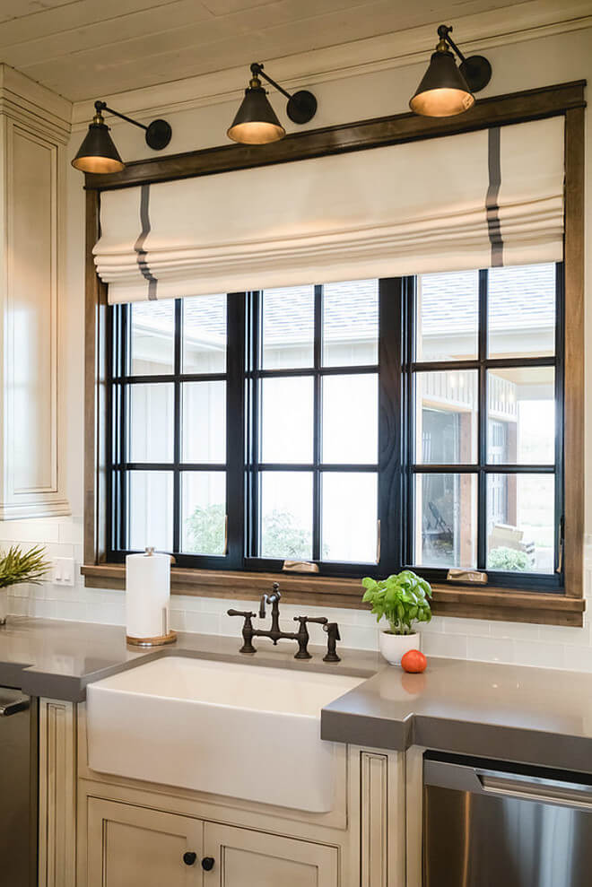 kitchen window blinds ideas