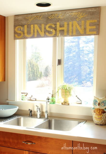 kitchen window shelf ideas