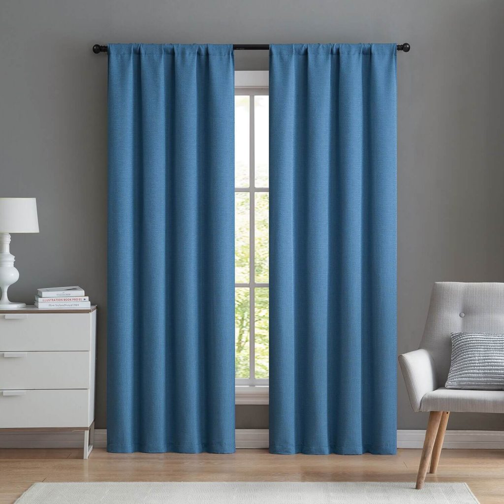 wide window curtain ideas