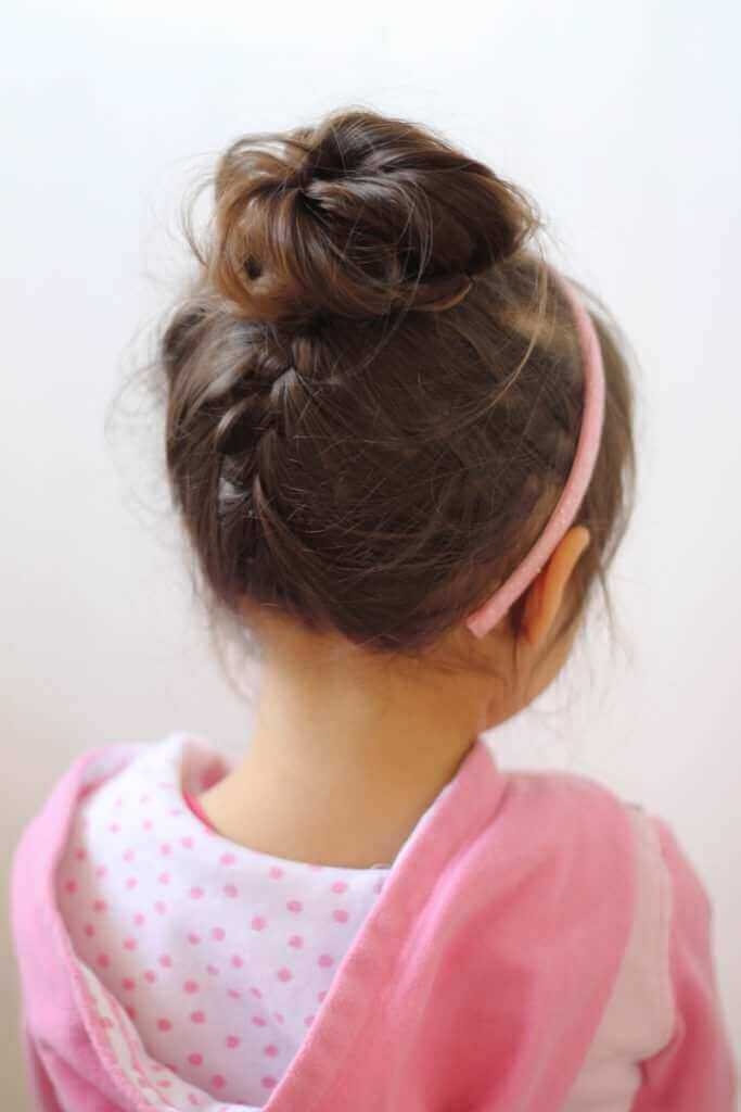 7. Baby Hairstyles Braids into Bun Baby Hairstyles Braids into Bun
