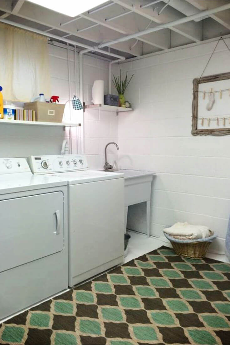 Basement Laundry Room Ideas