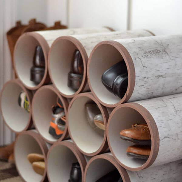 Basement PVC Storage Ideas