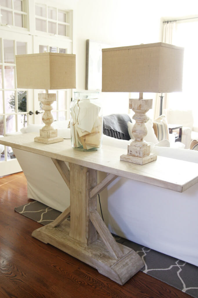 Estate Style Sofa Table Decor Ideas