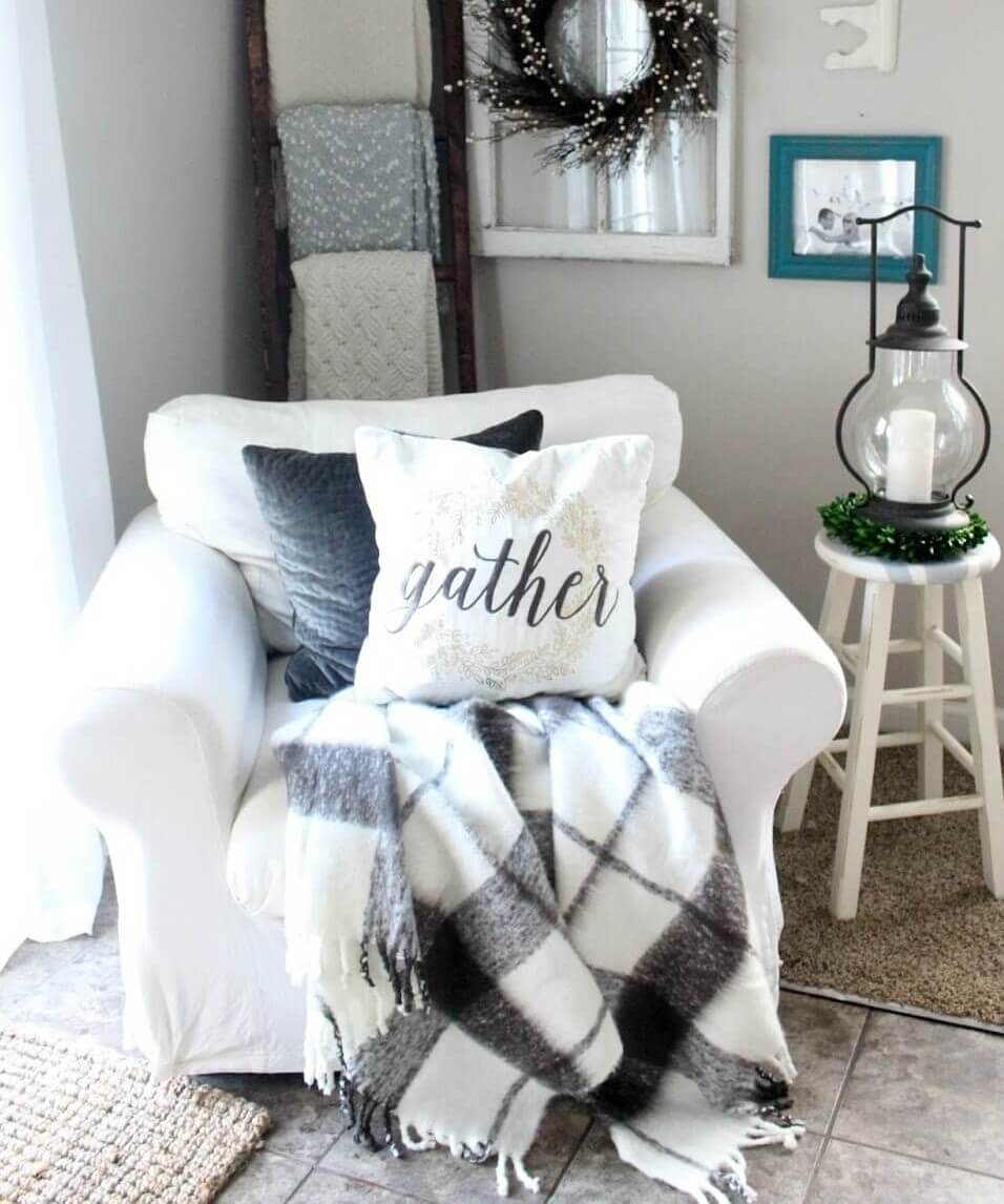 Farmhouse Living Room Ideas Comfy Armchair
