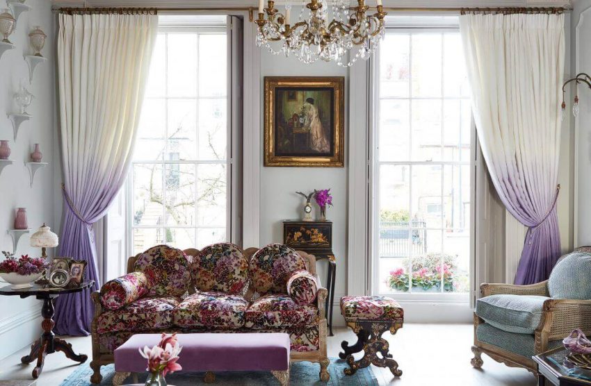 7. Georgian Curtain's Living Room with a Parisian Feel Georgian Curtains Living Room Ideas with a Parisian Feel - Harptimes.com